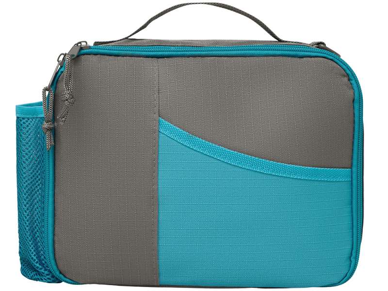 Изотермическая сумка-холодильник Breeze New для ланч-бокса, серый/голубой №2