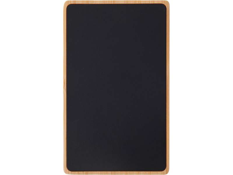 Внешний аккумулятор с подсветкой лого Reedia S2, 5000 mAh, бамбук, черный №8