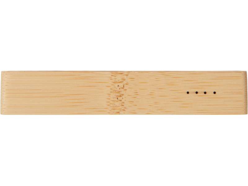 Внешний аккумулятор с подсветкой лого Reedia S2, 5000 mAh, бамбук, черный №6