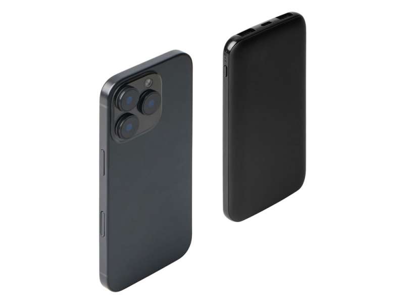 Набор из внешнего акуумулятора и универсального кабеля с подсветкой лого Reserve LED, 10000mAh, черный №3