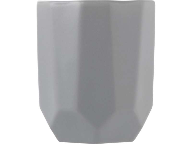 Кружка с гранями Amery, 310мл, серый матовый №3
