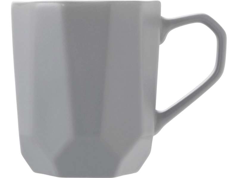 Кружка с гранями Amery, 310мл, серый матовый №4