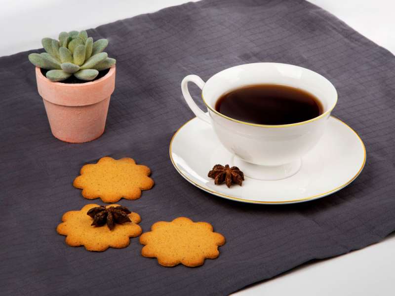 Чайная пара с золотой каймой, 200мл №4