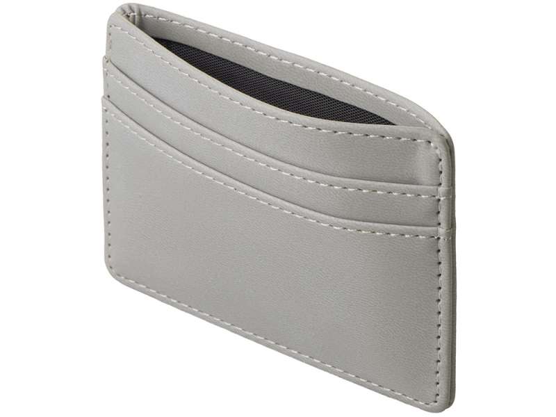 Картхолдер для двух карт и наличных денег с зажимом Crave, светло-серый №6
