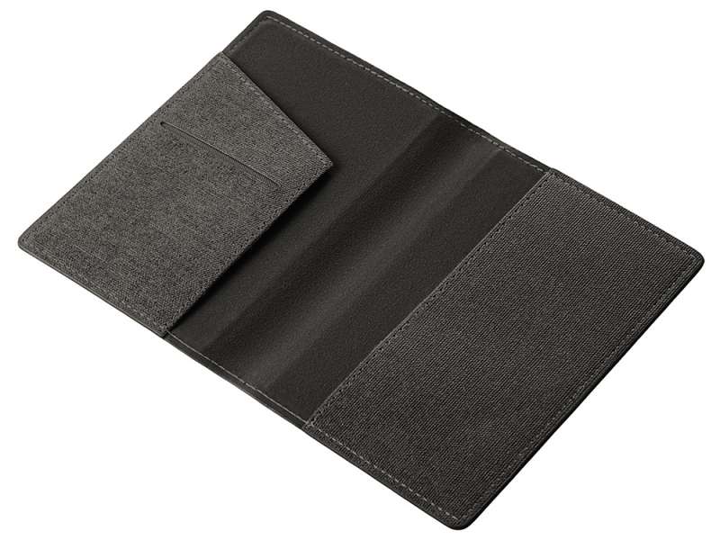 Подарочный набор Consul: обложка для паспорта и картхолдер, серый №10