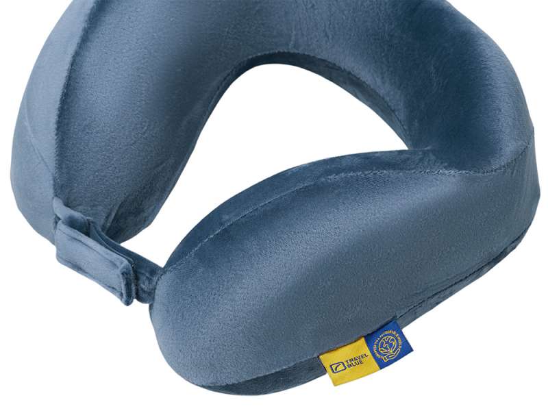 Подушка для путешествий с эффектом памяти Travel Blue Tranquility Pillow, увеличенная (212), цвет синий №4