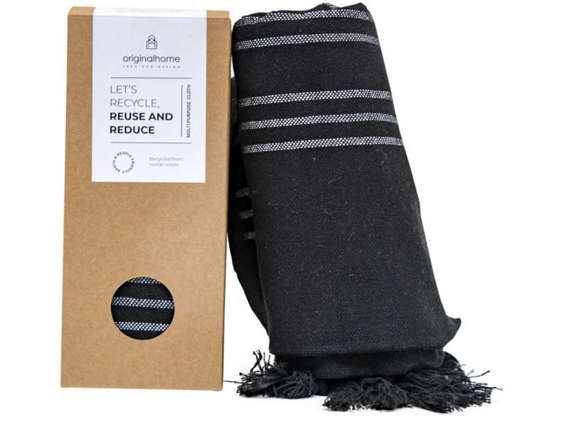 Originalhome плед 3-в-1 из переработанных материалов - 85 x 175 см - Белый №3