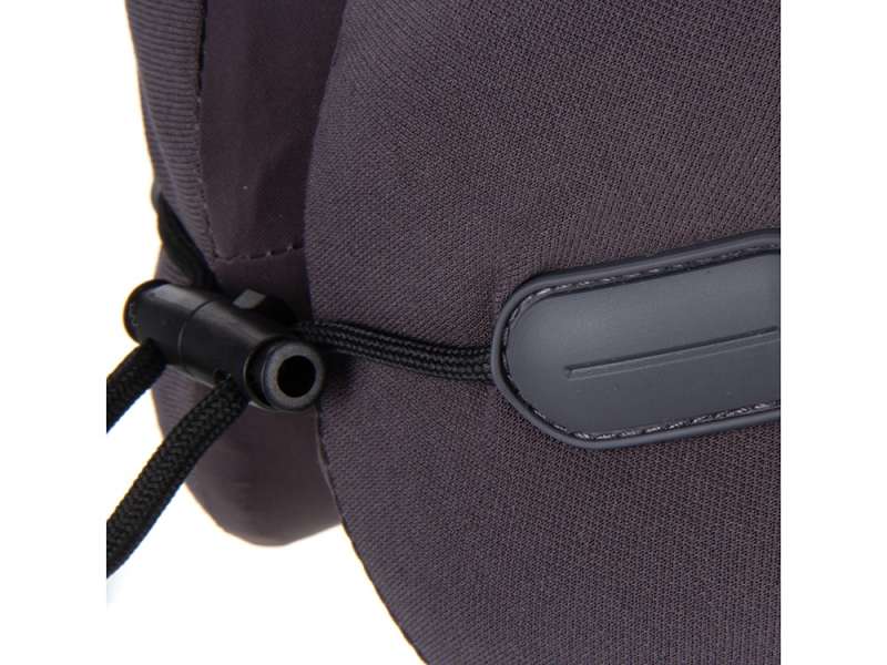 Подушка для путешествий с эффектом памяти Memo Pillow PRO M/L Basque Black №4