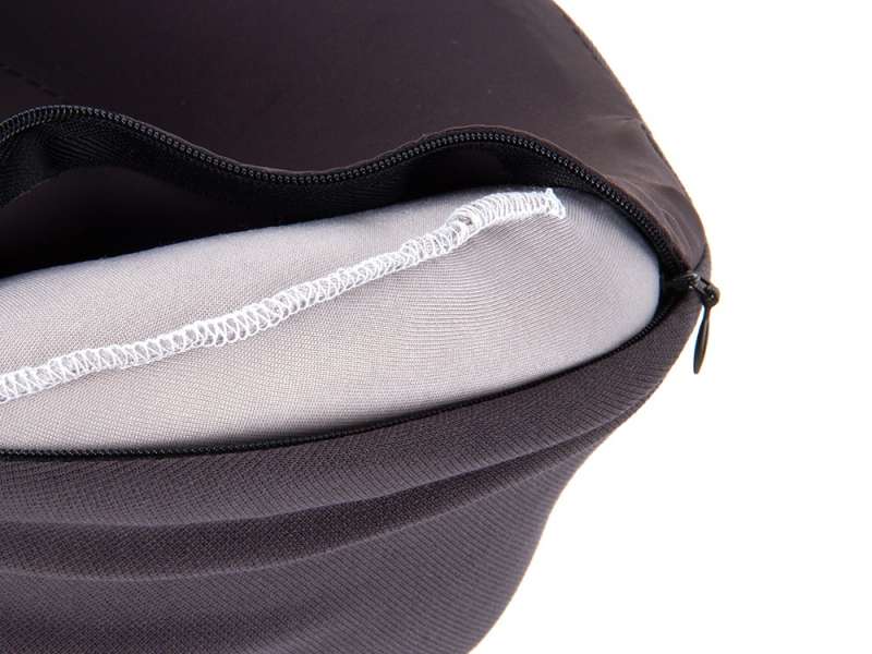 Подушка для путешествий с эффектом памяти Memo Pillow PRO M/L Basque Black №6