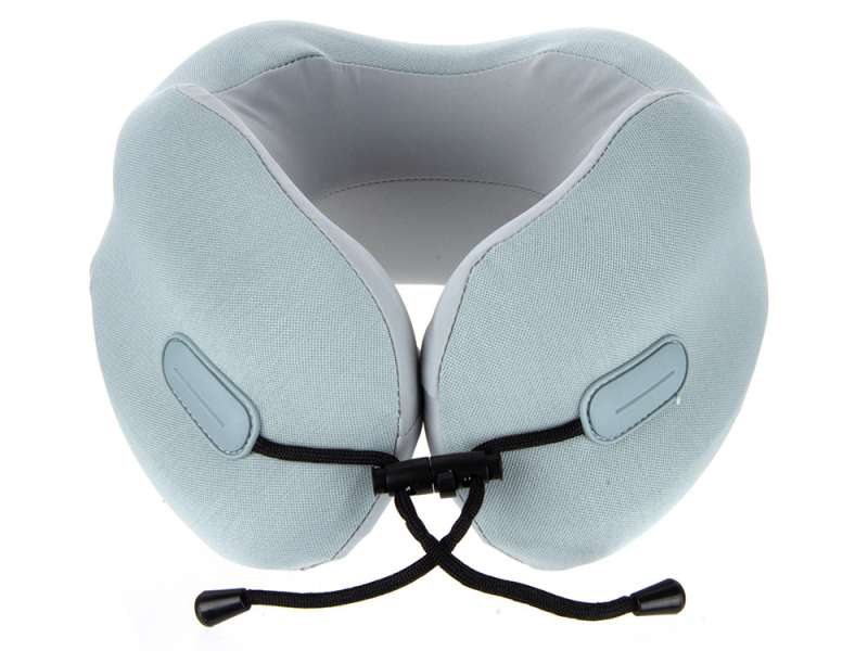 Подушка для путешествий с эффектом памяти Memo Pillow PRO M/L English Blue №2