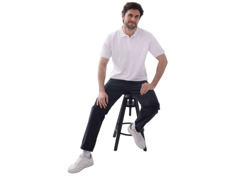 Рубашка поло Dubai мужская, белый №5