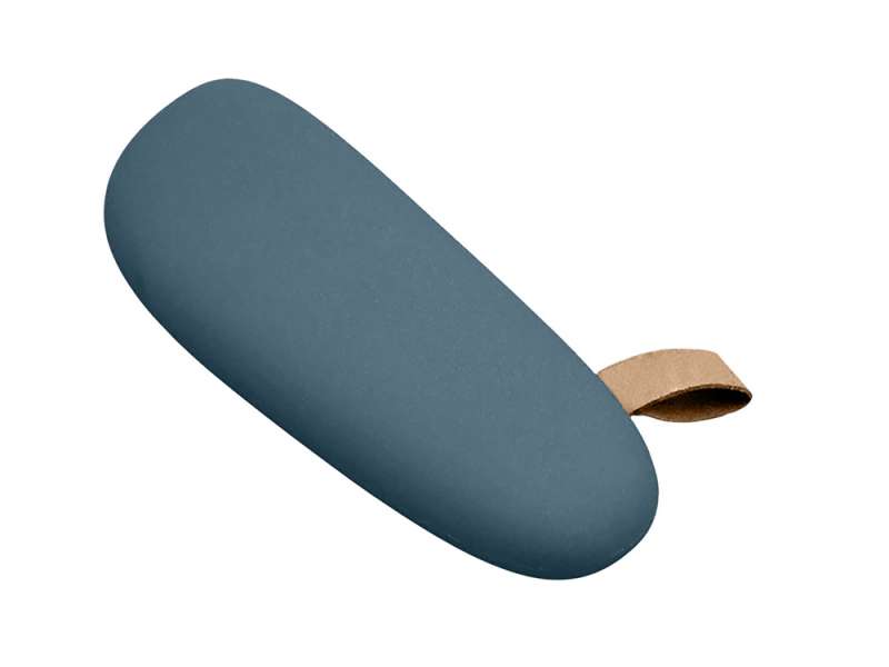 PB_Small_stone Универсальное зарядное устройство power bank в форме камня. 2600MAH. Темно-синий (чистый хлястик) №2