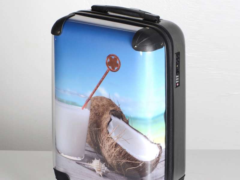 Чемодан прозрачный Visit со сменной вставкой №15