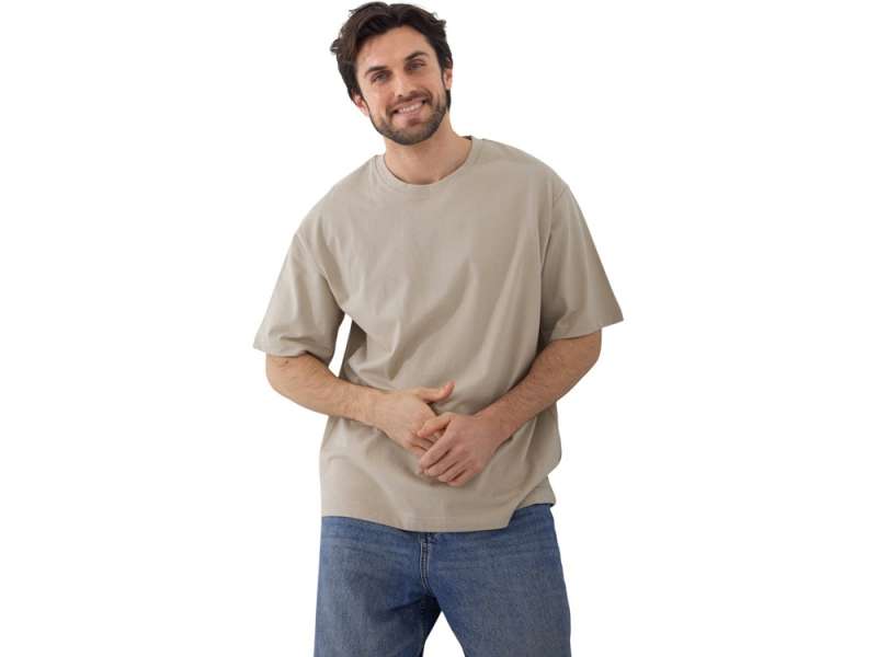 Футболка Kyoto из джерси 180 г/м2 с пич отделкой, унисекс, оливковый №5