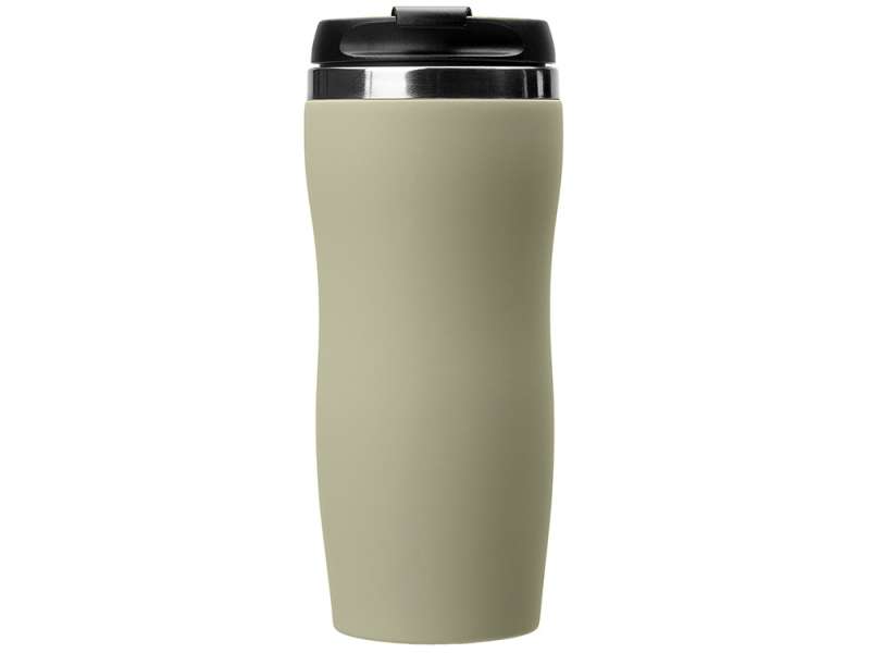 Термокружка Mony Steel 350 мл, soft touch, оливковый №3