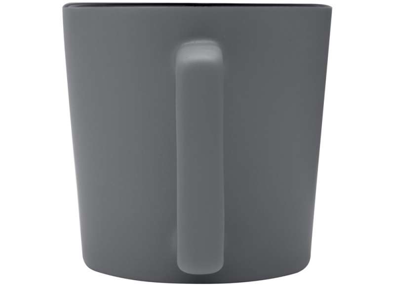 Cali Керамическая кружка объемом 370 мл с матовой отделкой - сплошной черный / Matted Grey №5