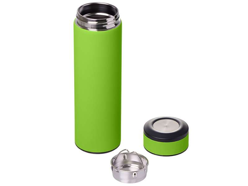 Вакуумный термос Vacuum Flask C1, soft touch, 420мл, зеленое яблоко №2