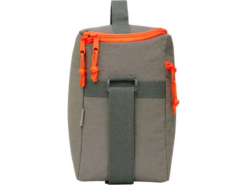 Изотермическая сумка-холодильник Neo Classic c контрастной молнией, серый/оранжевый №6