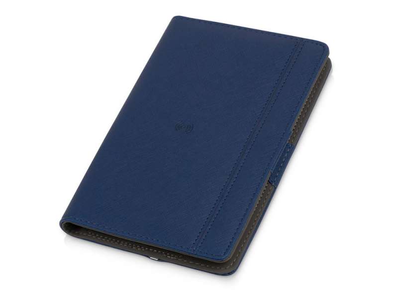 Органайзер с функцией беспроводной зарядки Manner, 5000 mah, темно-синий (Р)