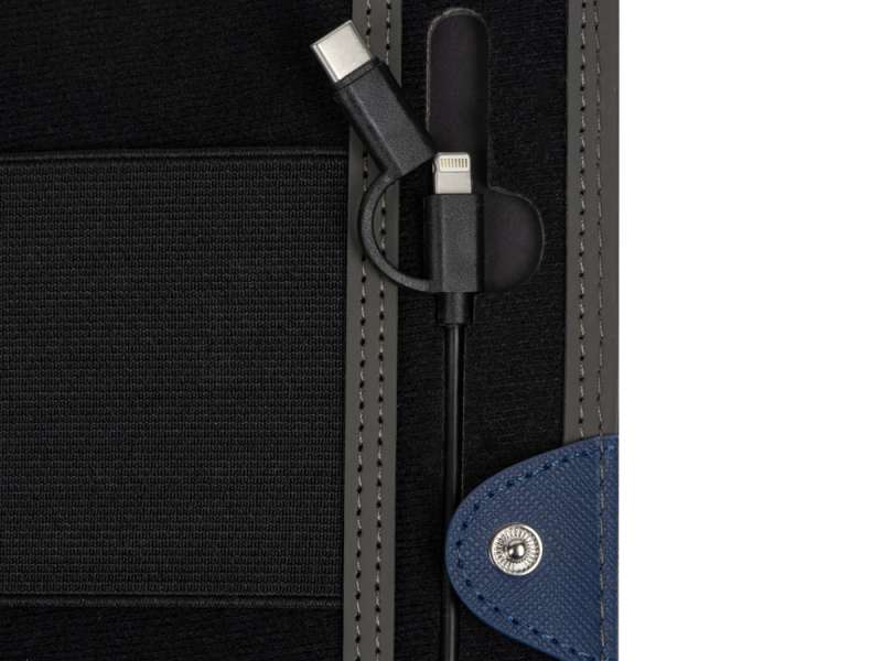 Органайзер с функцией беспроводной зарядки Manner, 5000 mah, темно-синий (Р) №7