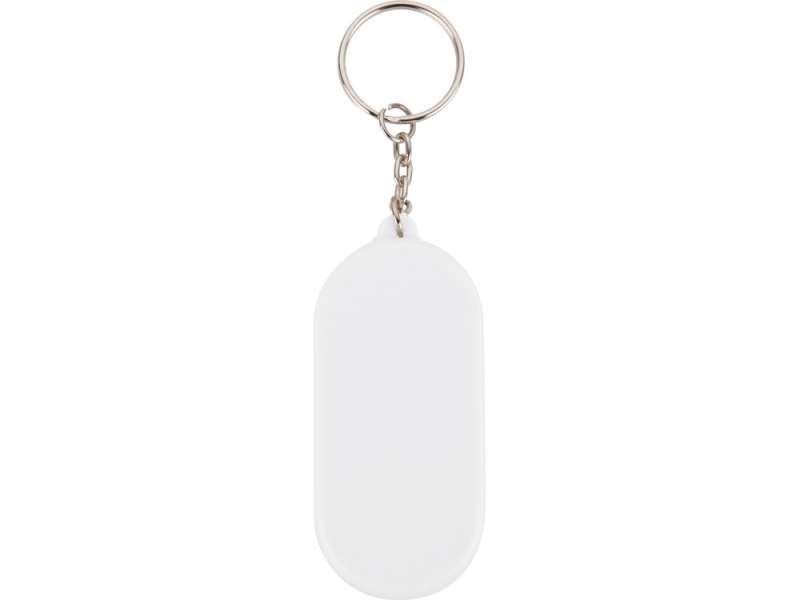 Брелок-футляр для  таблеток Pill, белый/синий №4