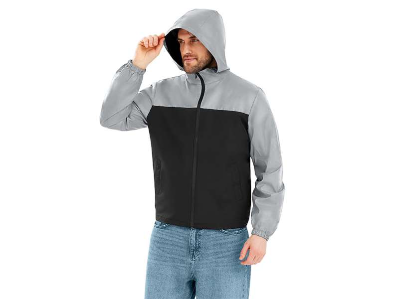 Ветровка светоотражающая Рефлектор гибрид, светоотражающий/черный №11