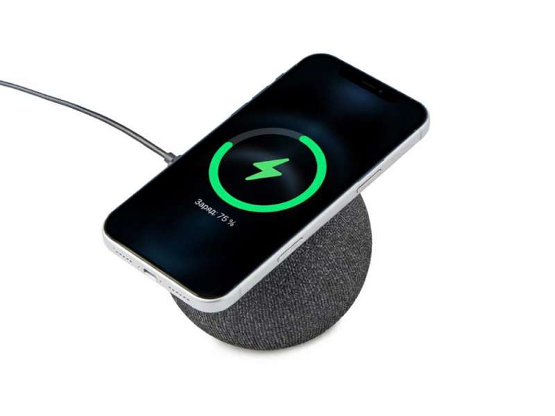 Портативная колонка с беспроводной зарядкой Ареа, 5 Вт №3