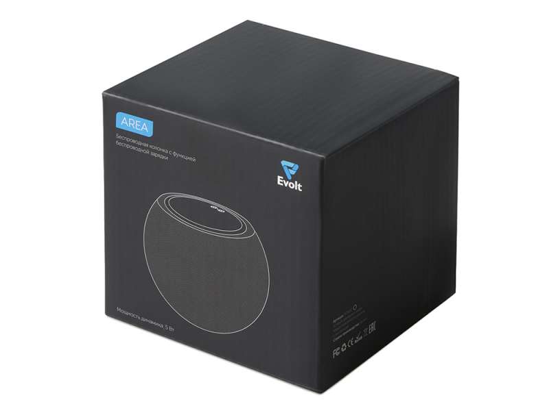 Портативная колонка с беспроводной зарядкой Ареа, 5 Вт №10