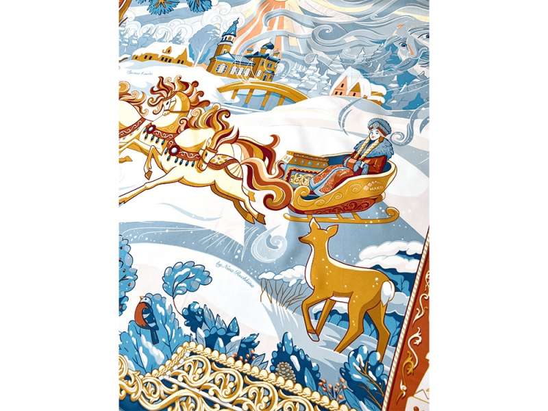 Платок Русская зима №3