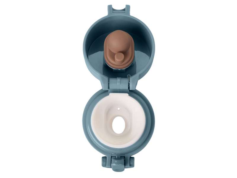 Вакуумная герметичная термокружка Inter, антрацит, нерж. сталь №6