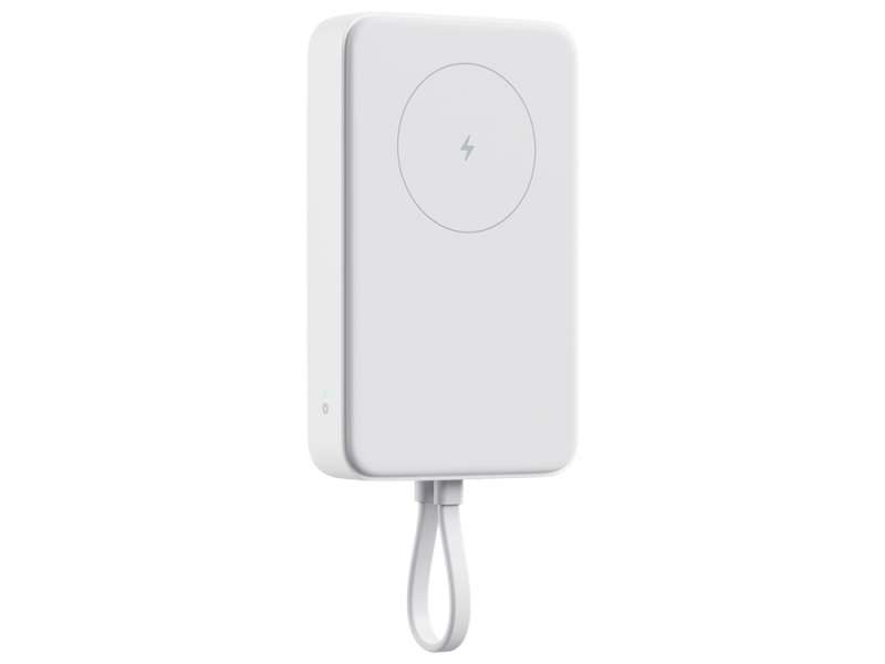Внешний аккумулятор с кабелем Xiaomi 33W Magnetic Power Bank 10000mAh (Integrated Cable) White №3