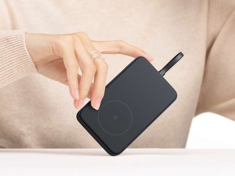 Внешний аккумулятор с кабелем Xiaomi 33W Magnetic Power Bank 10000mAh (Integrated Cable) Gray №12