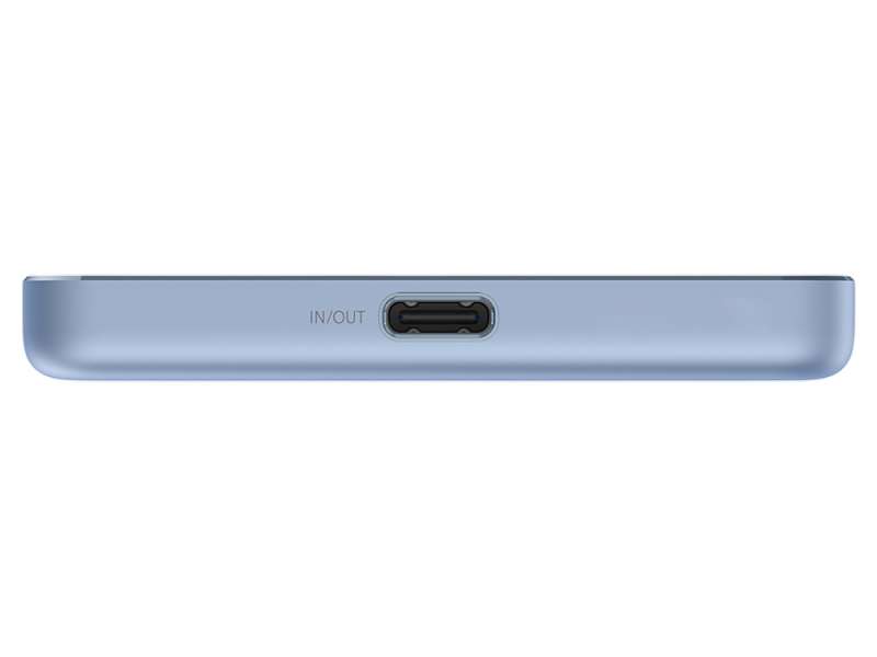 Внешний аккумулятор Xiaomi Super Slim Magnetic Power Bank 5000 Blue №5