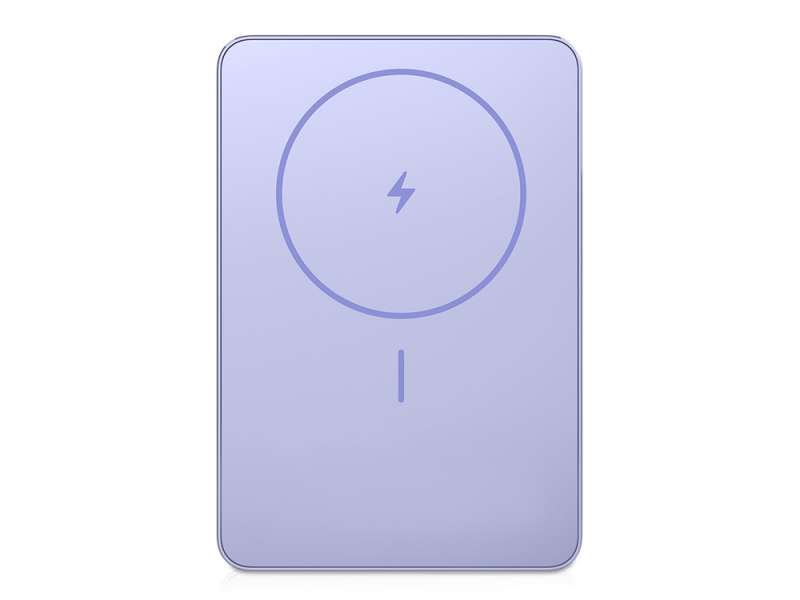 Внешний аккумулятор Xiaomi Super Slim Magnetic Power Bank 5000 Purple Внешний аккумулятор Xiaomi Super Slim Magnetic Power Bank 5000 Purple