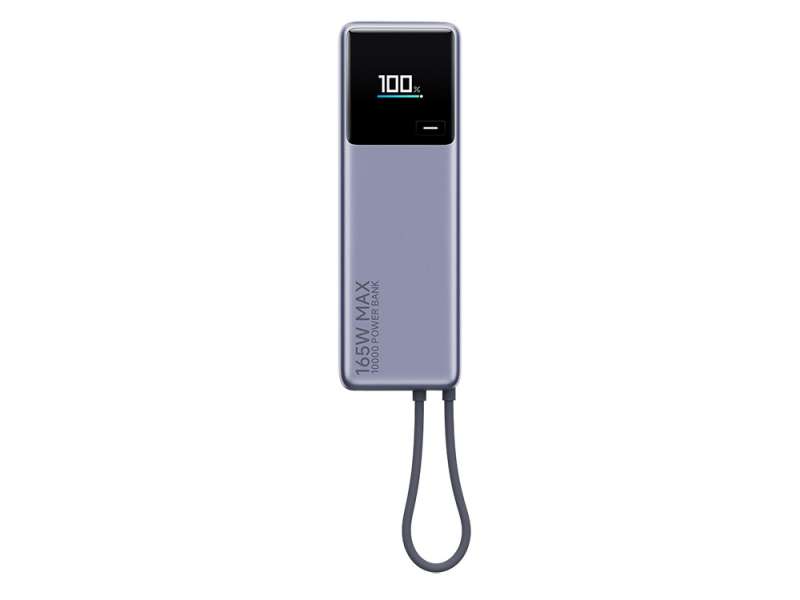 Внешний аккумулятор со встроенным кабелем Xiaomi 165W Power Bank 10000mAh (Integrated Cable) GL Внешний аккумулятор со встроенным кабелем Xiaomi 165W Power Bank 10000mAh (Integrated Cable) GL