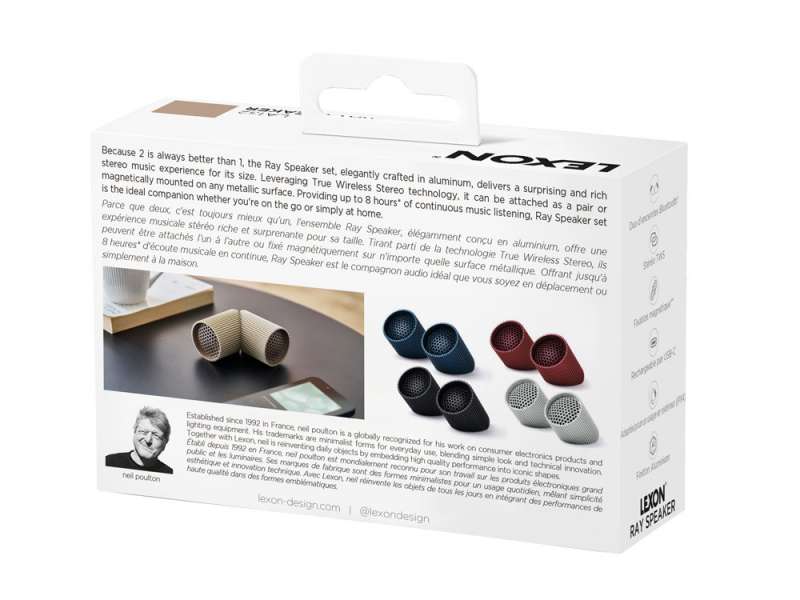 Беспроводная колонка Ray Speaker, серебристый №10