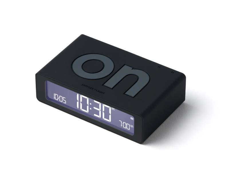 Часы настольные Flip Mini, черный