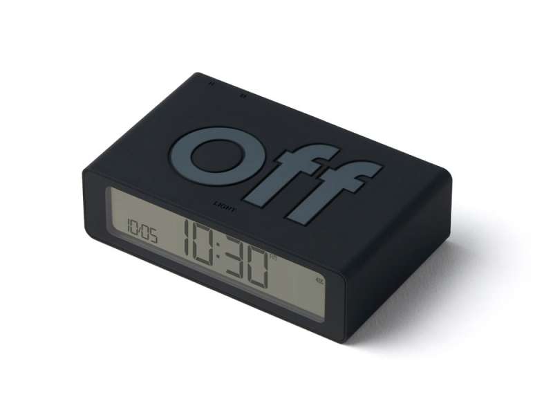 Часы настольные Flip Mini, черный №2