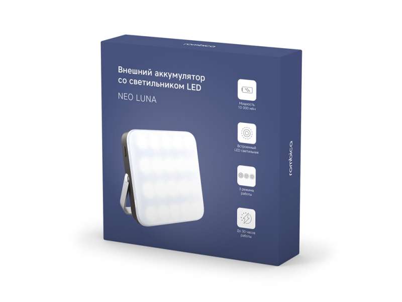 Аккумулятор со светильником LED NEO LUNA №4
