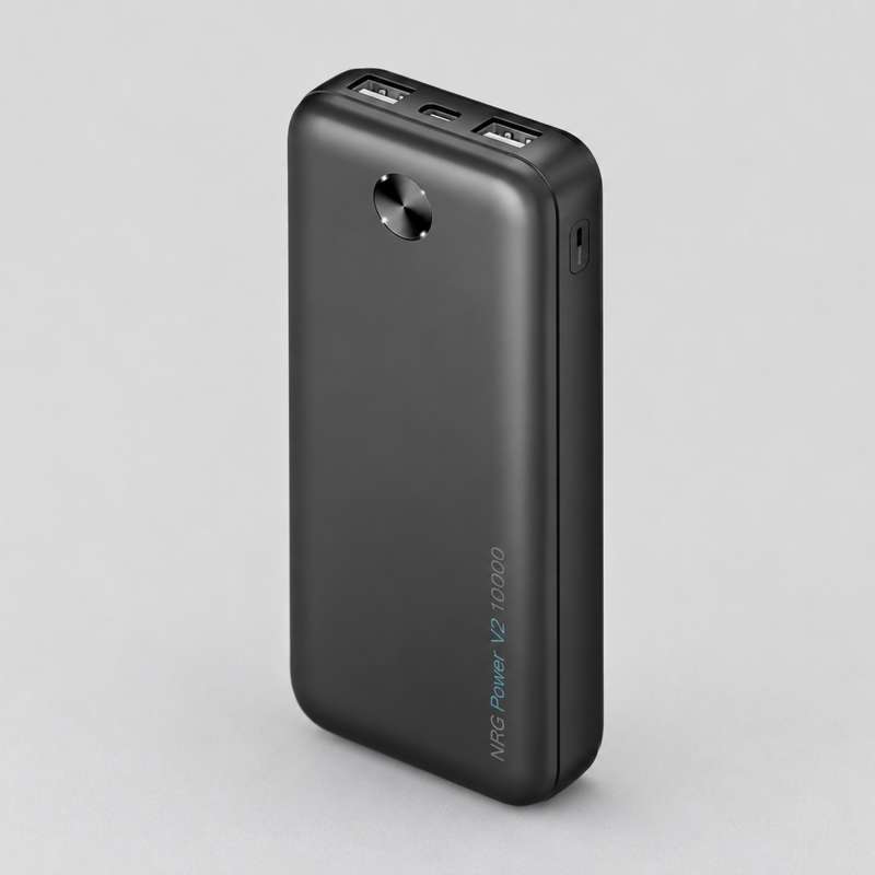 Внешний АКБ NRG Power V2 10000 мА-ч, 2A, 2xUSB, черный, Deppa Внешний АКБ NRG Power V2 10000 мА-ч, 2A, 2xUSB, черный, Deppa