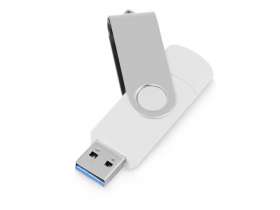 USB3.0/USB Type-C флешка на 16 Гб Квебек C, белый №2