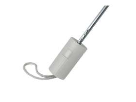 Зонт складной Tulsa, полуавтоматический, 2 сложения, с чехлом, серый №6