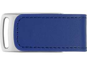 Флеш-карта USB 2.0 16 Gb с магнитным замком Vigo, синий/серебристый №3
