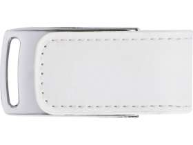 Флеш-карта USB 2.0 16 Gb с магнитным замком Vigo, белый/серебристый №3