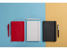 Подарочный набор Moleskine Indiana с блокнотом А5 Soft и ручкой, черный №6
