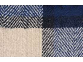 Плед акриловый в клетку Tartan, синий №4