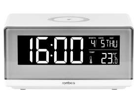 Часы с беспроводным зарядным устройством Rombica Timebox 2, белый №2