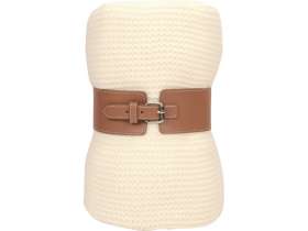 Плед акриловый Chain, молочный №4