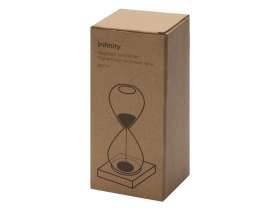 Песочные магнитные часы на деревянной подставке Infinity №3