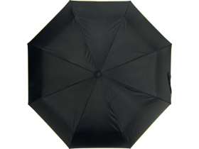 Зонт-полуавтомат складной Motley с цветными спицами, черный/желтый №5